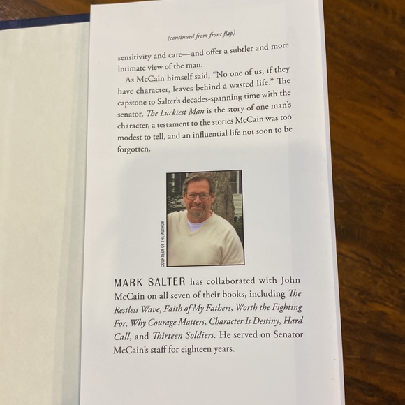 The Luckiest Man with Life John McCain by Mark Salter - Picture 7 of 7